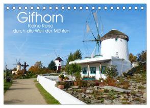 Gifhorn – Kleine Reise durch die Welt der Mühlen (Tischkalender 2024 DIN A5 quer), CALVENDO Monatskalender von Kruse,  Gisela