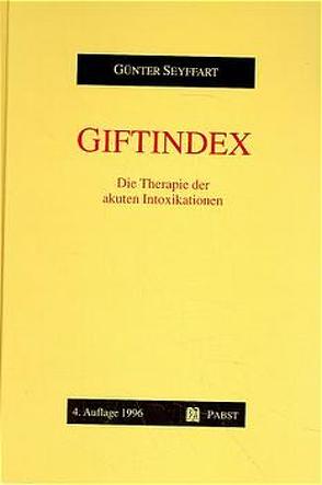 Giftindex von Seyffart,  Günter