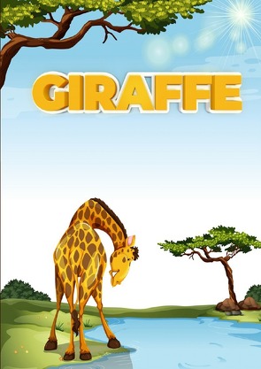 Giraffe Malbuch von Schuck,  Melina