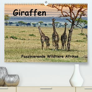 Giraffen. Faszinierende Wildtiere Afrikas (Premium, hochwertiger DIN A2 Wandkalender 2021, Kunstdruck in Hochglanz) von Michel,  Susan