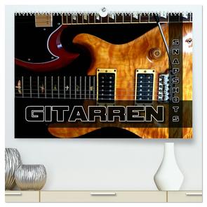 Gitarren Snapshots (hochwertiger Premium Wandkalender 2024 DIN A2 quer), Kunstdruck in Hochglanz von Bleicher,  Renate