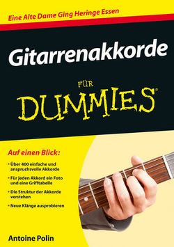 Gitarrenakkorde für Dummies von Fehn,  Oliver, Polin,  Antoine Gitarrenakkorde für Dummies von Fehn,  Oliver, Polin,  Antoine
