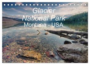 Glacier National Park Montana – USA (Tischkalender 2024 DIN A5 quer), CALVENDO Monatskalender von Klinder,  Thomas