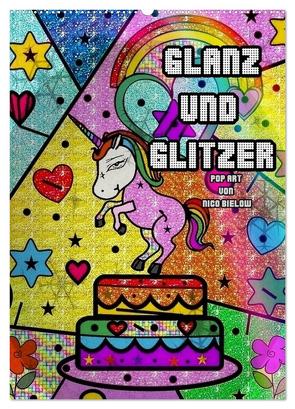 Glanz und Glitzer (Wandkalender 2024 DIN A2 hoch), CALVENDO Monatskalender von Bielow,  Nico