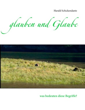 glauben und Glaube von Schickendantz,  Harald