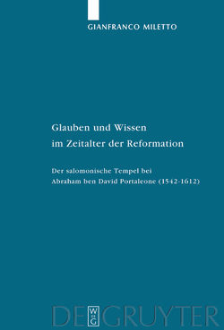 Glauben und Wissen im Zeitalter der Reformation von Miletto,  Gianfranco