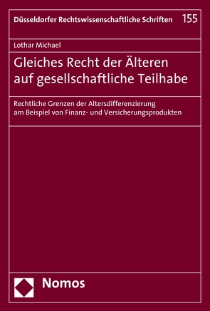 Gleiches Recht der Älteren auf gesellschaftliche Teilhabe von Michael,  Lothar