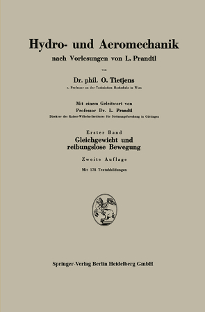 Gleichgewicht und reibungslose Bewegung von Tietjens,  O.