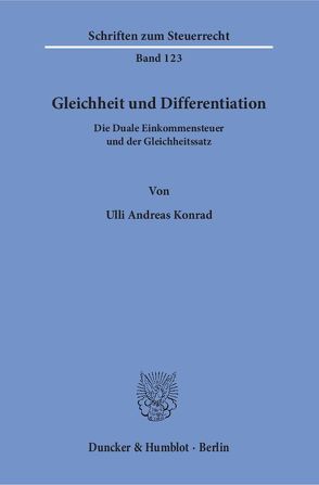 Gleichheit und Differentiation. von Konrad,  Ulli Andreas