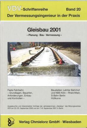 Gleisbau 2001 – Planung, Bau, Vermessung von Klemp,  Dieter, Rausch,  Norbert