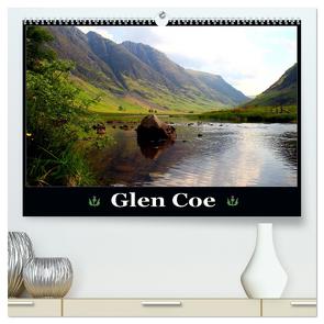 Glen Coe (hochwertiger Premium Wandkalender 2024 DIN A2 quer), Kunstdruck in Hochglanz von Schwarz,  Sylvia