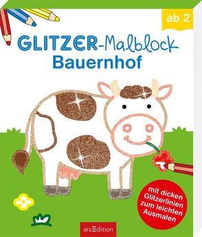 Glitzer-Malblock Bauernhof von Schmidt,  Sandra