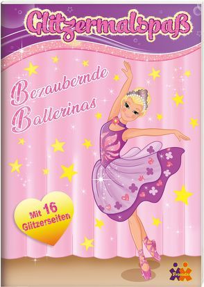 Glitzermalspaß. Bezaubernde Ballerinas