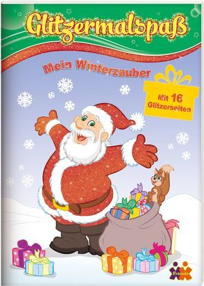 Glitzermalspaß. Mein Winterzauber