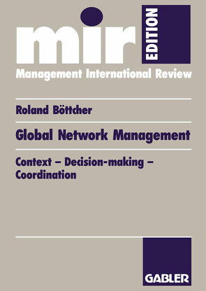 Global Network Management von Böttcher,  Roland