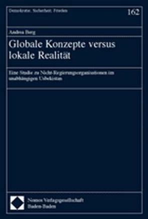 Globale Konzepte versus lokale Realität von Berg,  Andrea