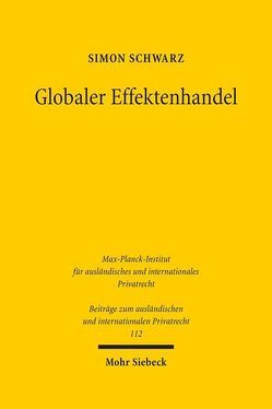 Globaler Effektenhandel von Schwarz,  Simon