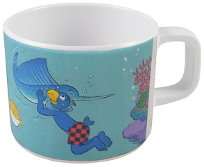 Globi Melamin Tasse Ozean