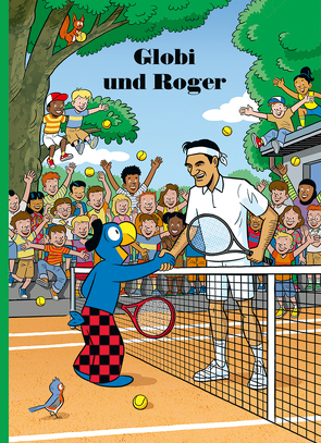 Globi und Roger von Frick,  Daniel, Koller,  Boni