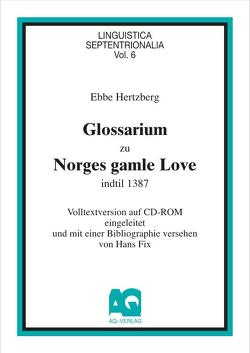 Glossarium zu Norges gamle love von Fix,  Hans, Hertzberg,  Ebbe