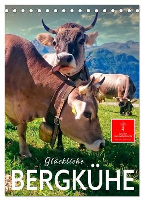 Glückliche Bergkühe (Tischkalender 2024 DIN A5 hoch), CALVENDO Monatskalender von Roder,  Peter