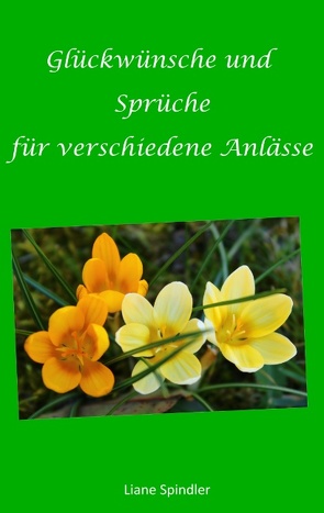 Glückwünsche und Sprüche für verschiedene Anlässe von Spindler,  Liane