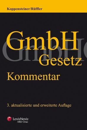 GmbH-Gesetz von Koppensteiner,  Hans G, Rüffler,  Friedrich