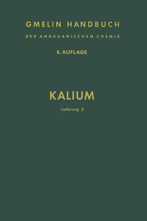 Gmelins Handbuch der Anorganischen Chemie von Maple,  T. G.