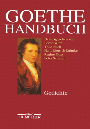 Goethe-Handbuch von Otto,  Regine, Witte,  Bernd