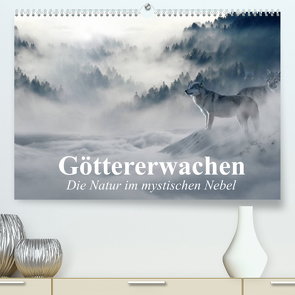 Göttererwachen. Die Natur im mystischen Nebel (Premium, hochwertiger DIN A2 Wandkalender 2022, Kunstdruck in Hochglanz) von Stanzer,  Elisabeth