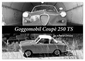 Goggomobil Coupè 250 TS in schwarzweiss (Wandkalender 2024 DIN A2 quer), CALVENDO Monatskalender von Laue,  Ingo