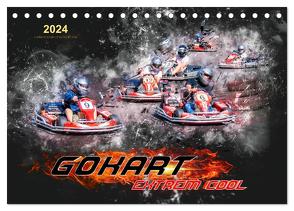 GoKart – extrem cool (Tischkalender 2024 DIN A5 quer), CALVENDO Monatskalender von Roder,  Peter