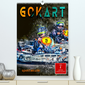 Gokart spektakulär (Premium, hochwertiger DIN A2 Wandkalender 2022, Kunstdruck in Hochglanz) von Roder,  Peter
