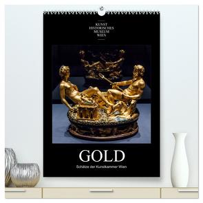 Gold – Schätze der Kunstkammer Wien (hochwertiger Premium Wandkalender 2024 DIN A2 hoch), Kunstdruck in Hochglanz von Bartek,  Alexander