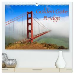 Golden Gate Bridge (hochwertiger Premium Wandkalender 2024 DIN A2 quer), Kunstdruck in Hochglanz von Wigger,  Dominik