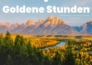 Goldene Stunden – Momente in wunderschönem Sonnenlicht. (Wandkalender 2022 DIN A3 quer) von SF