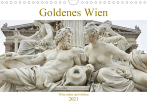 Goldenes Wien (Wandkalender 2021 DIN A4 quer) von Riedmiller,  Andreas