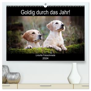 Goldig durch das Jahr! (hochwertiger Premium Wandkalender 2024 DIN A2 quer), Kunstdruck in Hochglanz von Bohlmann,  Jennifer