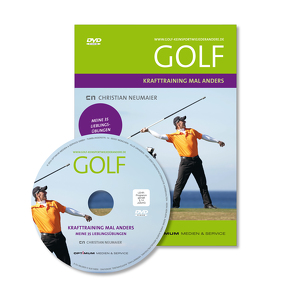 GOLF – KRAFTTRAINING MAL ANDERS: MEINE 35 LIEBLINGSÜBUNGEN DVD mit Trainingskarte von Neumaier,  Christian