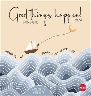 Good Things happen Postkartenkalender 2024 von Iulia Bochis