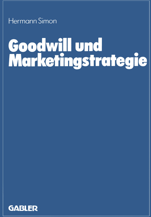 Goodwill und Marketingstrategie von Simon,  Hermann