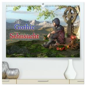 Gothic Sehnsucht (hochwertiger Premium Wandkalender 2024 DIN A2 quer), Kunstdruck in Hochglanz von Schröder,  Karsten