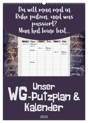 Gothic WG-Putzplan & Kalender 2024 (Wandkalender 2024 DIN A2 hoch), CALVENDO Monatskalender von MD-Publishing,  MD-Publishing