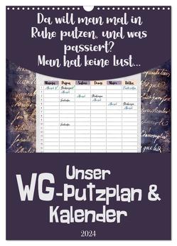 Gothic WG-Putzplan & Kalender 2024 (Wandkalender 2024 DIN A3 hoch), CALVENDO Monatskalender von MD-Publishing,  MD-Publishing