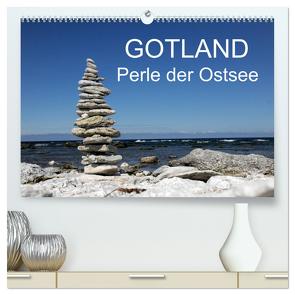 Gotland – Perle der Ostsee (hochwertiger Premium Wandkalender 2024 DIN A2 quer), Kunstdruck in Hochglanz von Harhaus,  Helmut