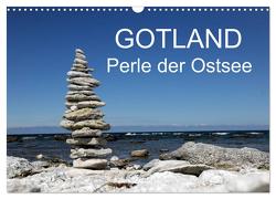 Gotland – Perle der Ostsee (Wandkalender 2024 DIN A3 quer), CALVENDO Monatskalender von Harhaus,  Helmut