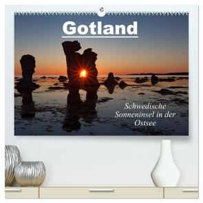 Gotland – Sonneninsel in der Ostsee (hochwertiger Premium Wandkalender 2024 DIN A2 quer), Kunstdruck in Hochglanz von Schörkhuber,  Johann