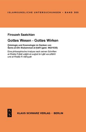 Gottes Wesen – Gottes Wirken von Saatchian,  Firouzeh