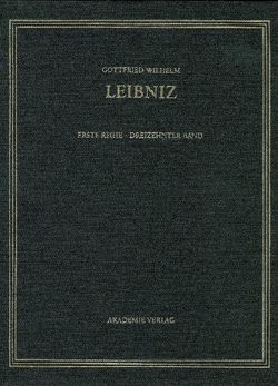 Gottfried Wilhelm Leibniz: Sämtliche Schriften und Briefe. Allgemeiner… / August 1696 – April 1697 von Sellschop,  Sabine, Utermöhlen,  Gerda