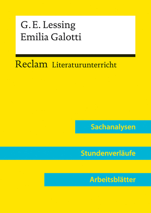 Gotthold Ephraim Lessing: Emilia Galotti (Lehrerband) von Bekes,  Peter